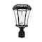 Gama Sonic Victorian Bulb Solar Light w/GS Solar Light Bulb, Wall/Pier/3 in. Fitter Mounts, Black 94B033 - alternate 3